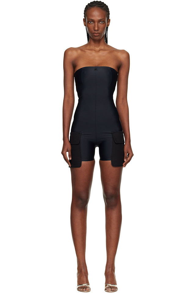 Комбинезон-Бюстье из трикотажа с двумя карманами Courrèges, черный
Комбинезон-Бюстье из трикотажа с двумя карманами Courrèges, черный