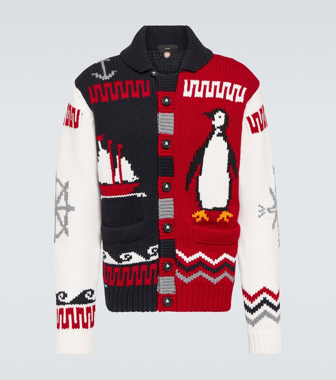 Куртка в морском стиле из натуральной шерсти Alanui, мультиколор
Куртка в морском стиле из натуральной шерсти Alanui, мультиколор