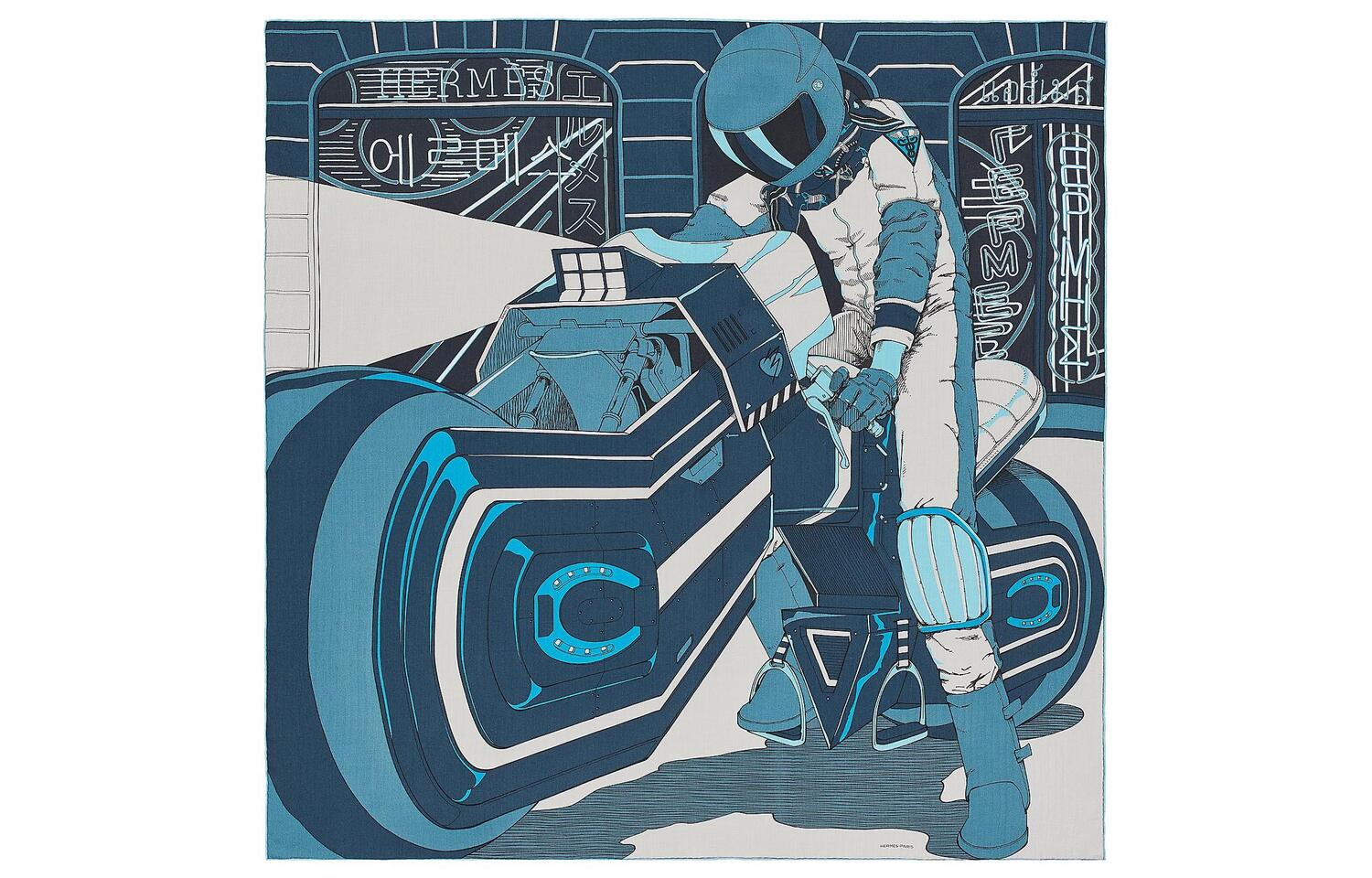 HERMES Вязаный шарф унисекс морской синий/серый/голубой, Marine Blue/Gray/Gray Blue
HERMES Вязаный шарф унисекс морской синий/серый/голубой, Marine Blue/Gray/Gray Blue