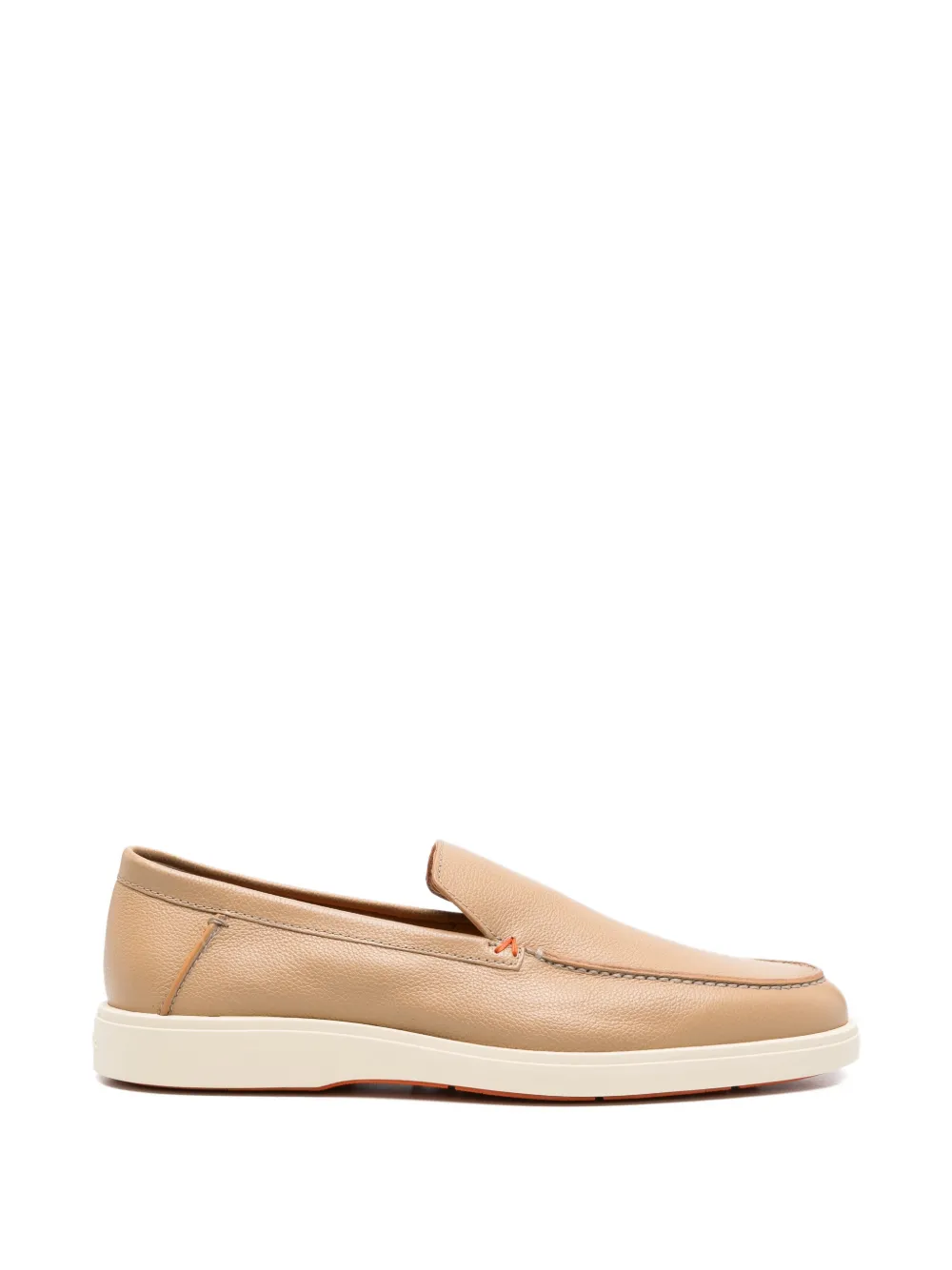 Кожаные лоферы Santoni, бежевый
Кожаные лоферы Santoni, бежевый