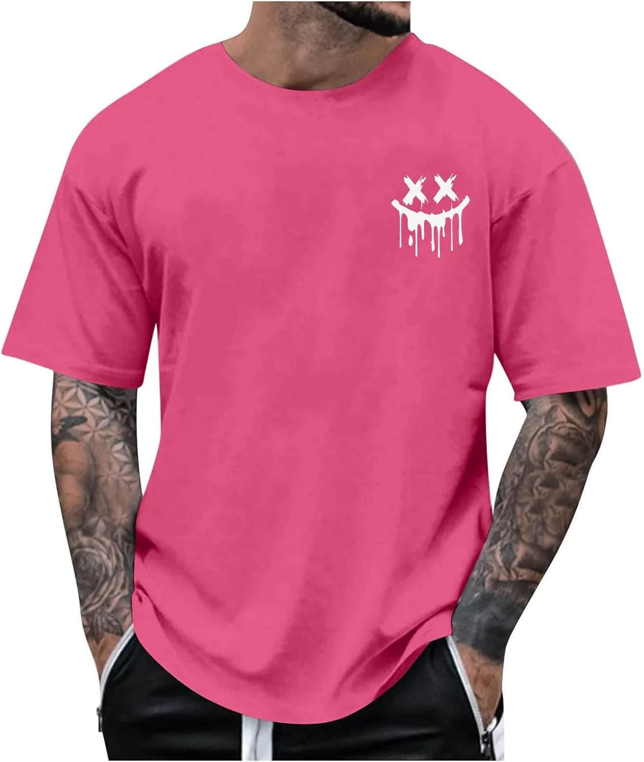 Мужская футболка Casual с принтом Spooky, короткий рукав, свободный крой
Мужская футболка Casual с принтом Spooky, короткий рукав, свободный крой