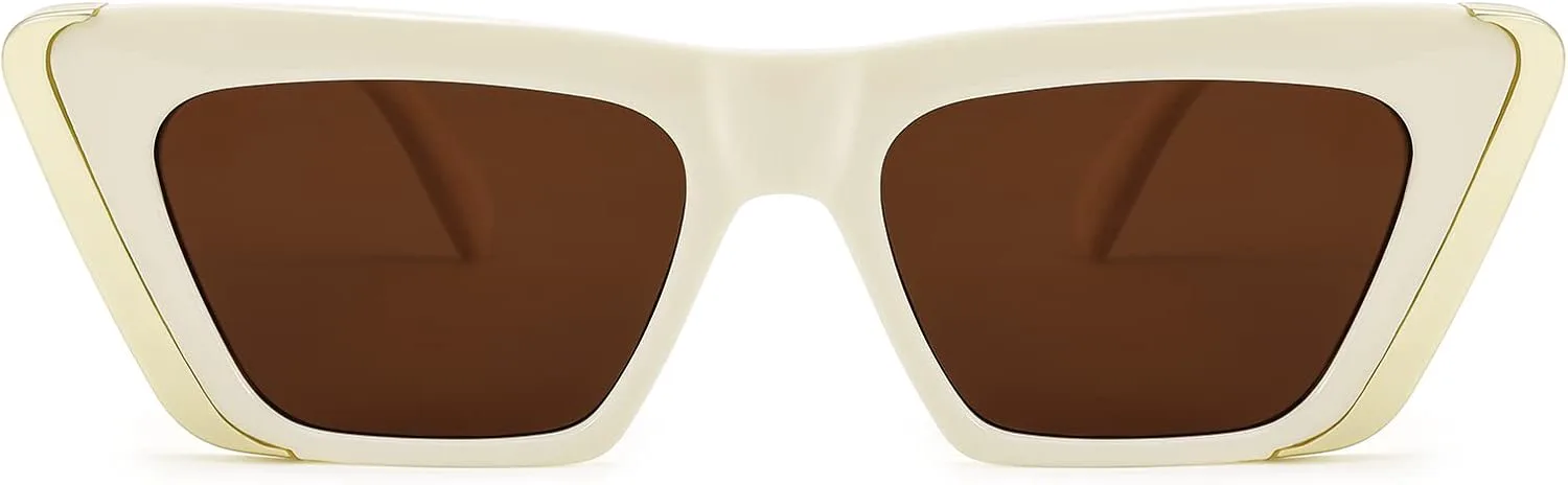 Солнцезащитные очки FEISEDY, ретро, «кошачий глаз», металлическая квадратная оправа, защита от УФ-излучения, цвет: бежевая оправа/чайные линзы, арт. B2966
Солнцезащитные очки FEISEDY, ретро, «кошачий глаз», металлическая квадратная оправа, защита от УФ-излучения, цвет: бежевая оправа/чайные линзы, арт. B2966