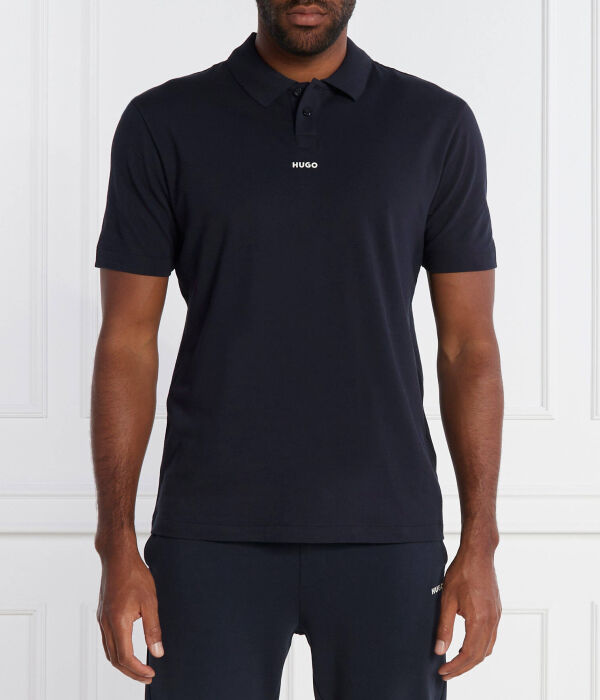 Поло мужское Hugo классического кроя, черный
Поло мужское Hugo классического кроя, черный