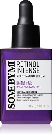 Сыворотка против морщин с ретинолом для чувствительной кожи Some By Mi Retinol Intense Reactivating Serum, 30 ml
Сыворотка против морщин с ретинолом для чувствительной кожи Some By Mi Retinol Intense Reactivating Serum, 30 ml