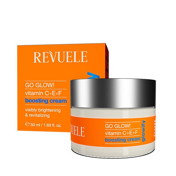 Осветляющий крем для лица REVUELE Go Glow!, 50 мл
Осветляющий крем для лица REVUELE Go Glow!, 50 мл