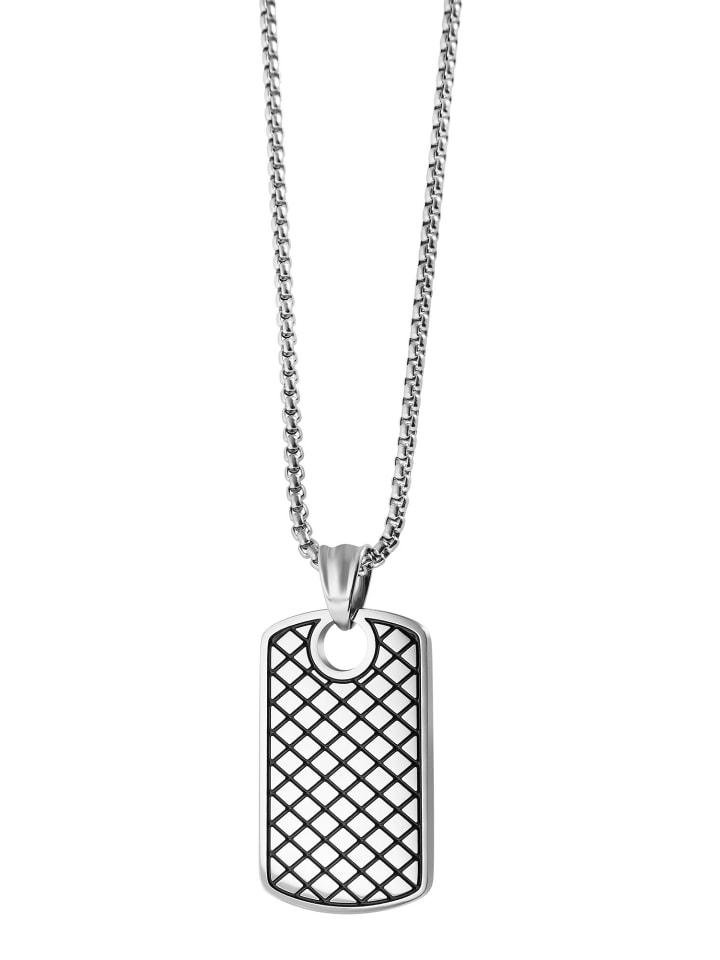 Adeliás Мужское ожерелье с подвеской - из нержавеющей стали серебристого цвета
Adeliás Мужское ожерелье с подвеской - из нержавеющей стали серебристого цвета