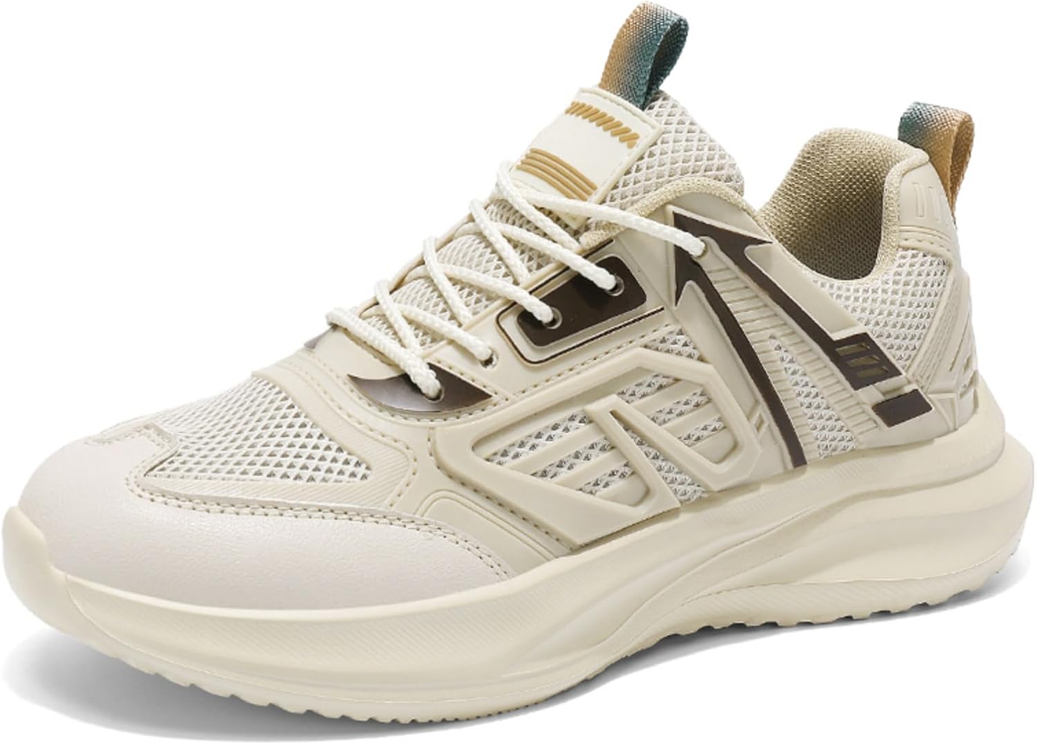 Мужские дышащие кроссовки с сеткой и массивной подошвой- легкие амортизирующие кроссовки для повседневных тренировок, ходьбы и бега Lshwcift, бежевый
Мужские дышащие кроссовки с сеткой и массивной подошвой- легкие амортизирующие кроссовки для повседневных тренировок, ходьбы и бега Lshwcift, бежевый