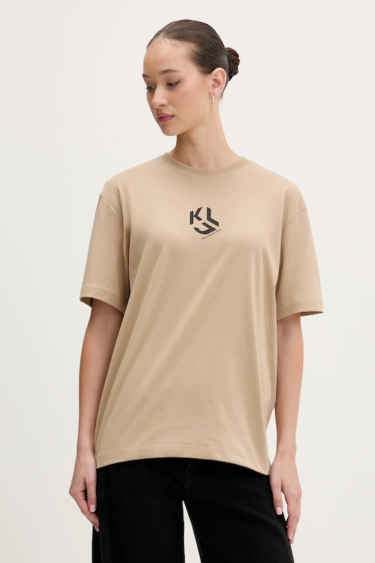 Футболка Karl Lagerfeld Jeans, бежевый
Футболка Karl Lagerfeld Jeans, бежевый