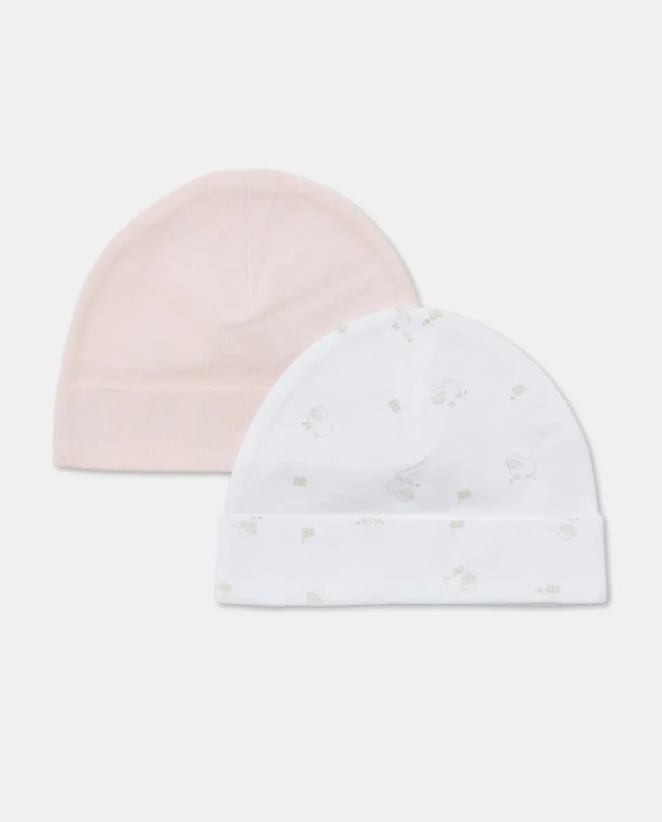 Упаковка из двух шапочек для девочки Cotton Juice, розовый
Упаковка из двух шапочек для девочки Cotton Juice, розовый