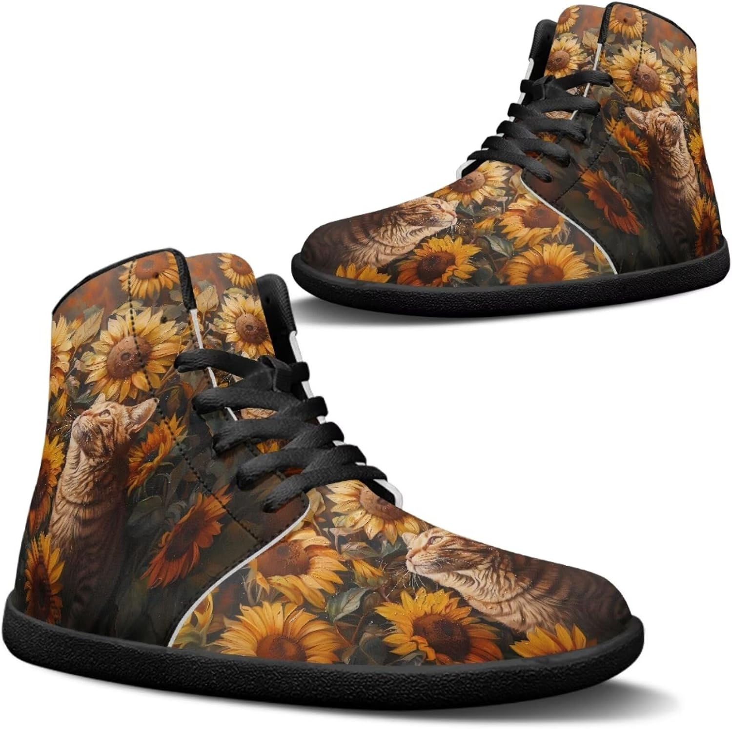 Мужские модные кроссовки Jeiento, минималистичные обувь с нулевым перепадом подошвы, прогулочные обувь с широкой передней частью, ботинки, обувь с изображением кошек и животных, Sunflower and Lovely Cat
Мужские модные кроссовки Jeiento, минималистичные обувь с нулевым перепадом подошвы, прогулочные обувь с широкой передней частью, ботинки, обувь с изображением кошек и животных, Sunflower and Lovely Cat