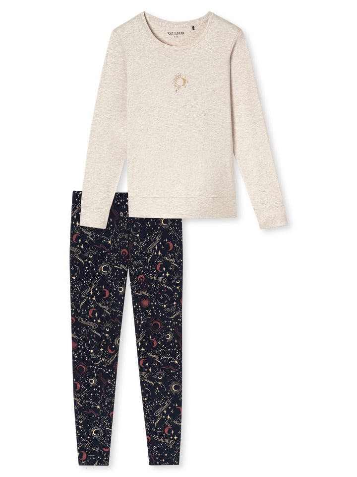 Schiesser Хлопковая пижама бежевого цвета
Schiesser Хлопковая пижама бежевого цвета