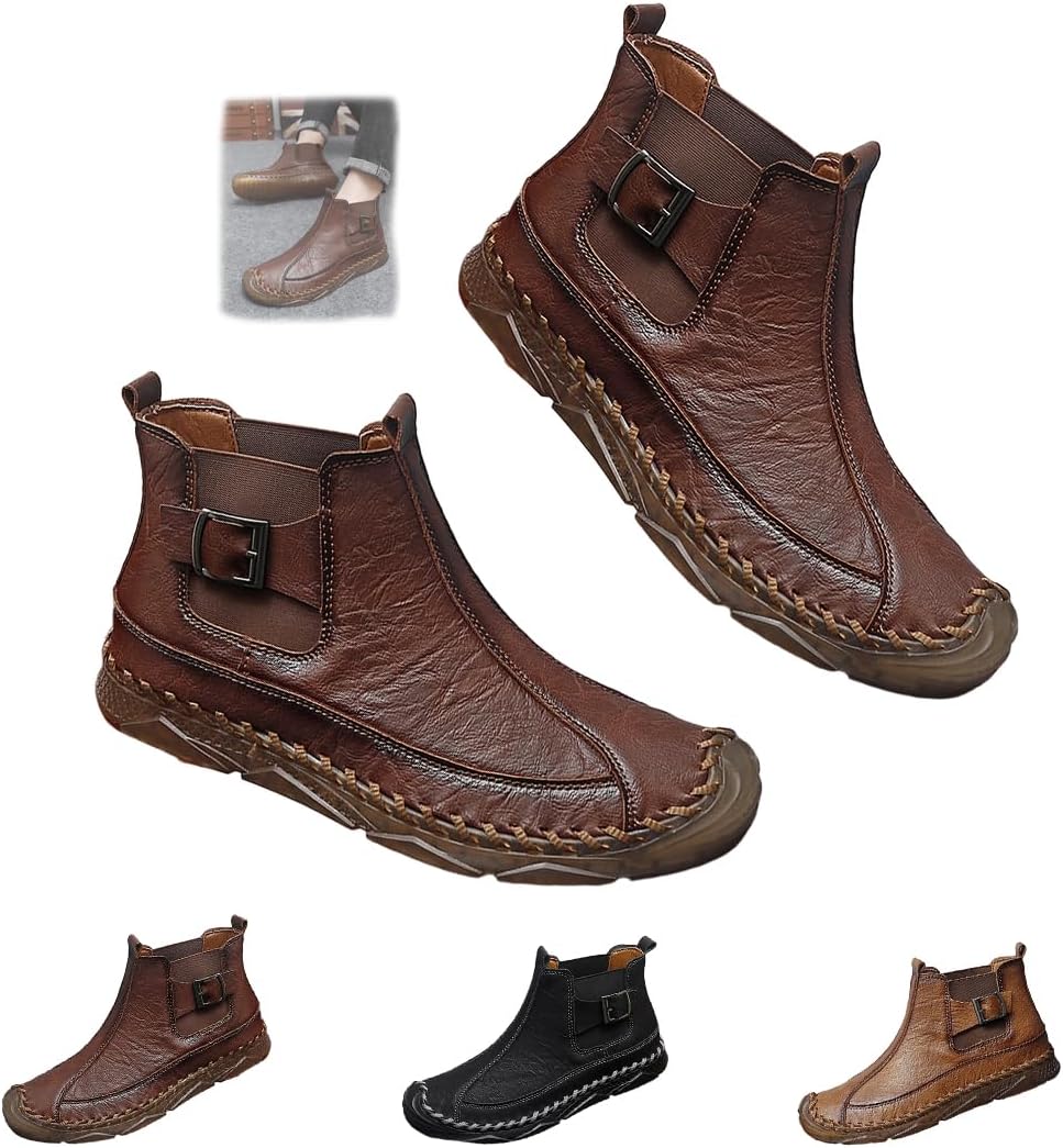 Мужские повседневные кожаные туфли, водонепроницаемые, теплые, слипоны, зимние ботинки для снега, с мягкой подошвой, противоскользящие, чизмовые ботинки до щиколотки для прогулок, вождения, ежедневных поездок и повседневных выходов Generic, кори...
Мужские повседневные кожаные туфли, водонепроницаемые, теплые, слипоны, зимние ботинки для снега, с мягкой подошвой, противоскользящие, чизмовые ботинки до щиколотки для прогулок, вождения, ежедневных поездок и повседневных выходов Generic, кори...