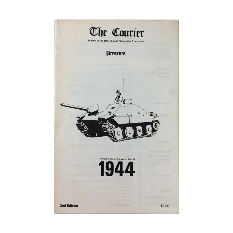 1944 (2-е издание), Historical Miniature Rules (The Courier Publishing Company)
1944 (2-е издание), Historical Miniature Rules (The Courier Publishing Company)