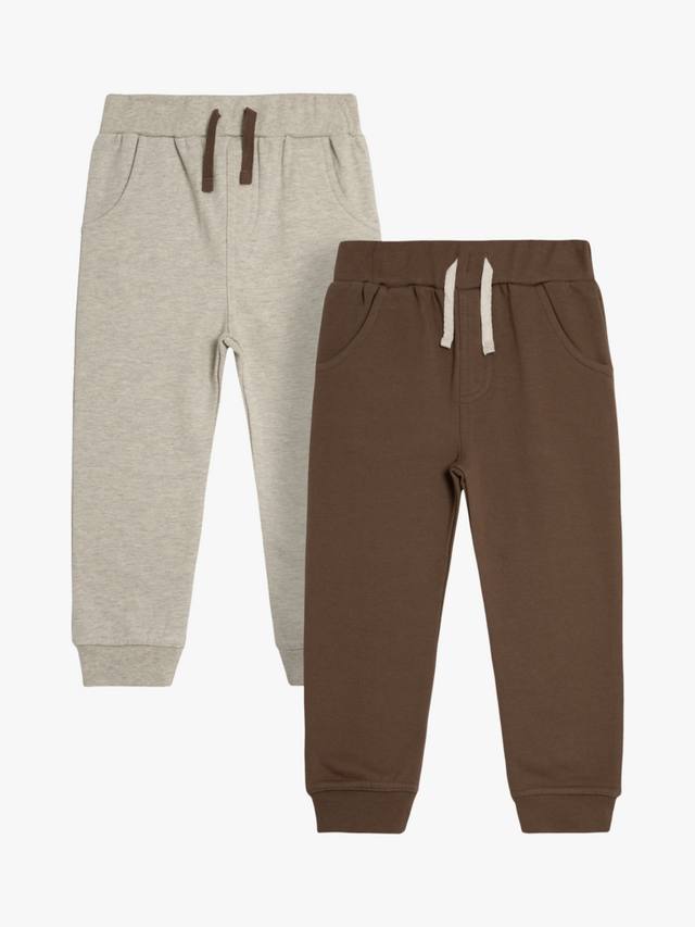 Детские хлопковые джоггеры с кулиской JoJo Maman Bébé, Pack of 2, Brown
Детские хлопковые джоггеры с кулиской JoJo Maman Bébé, Pack of 2, Brown