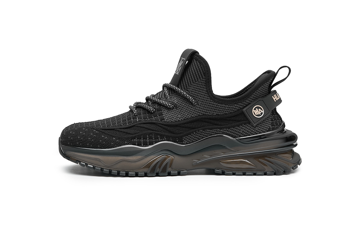 HLA Повседневные низкие мужские туфли черного/черно-золотистого цвета
HLA Повседневные низкие мужские туфли черного/черно-золотистого цвета