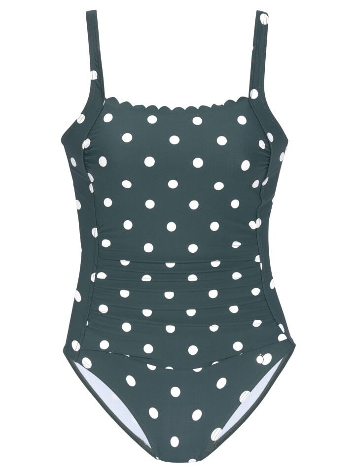 Купальник LASCANA, цвет dunkelgrün/creme
Купальник LASCANA, цвет dunkelgrün/creme