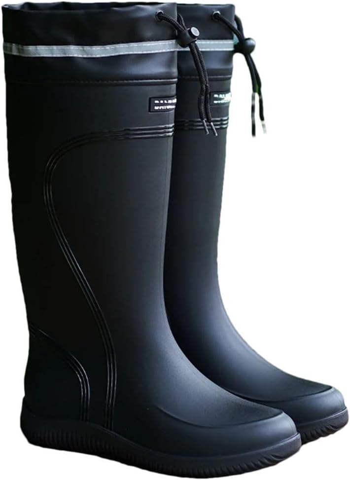 Мужские и женские дождевые сапоги Закрытые водонепроницаемые короткие и средней длины резиновые сапоги с противоскользящей подошвой и шнурком Generic, черный
Мужские и женские дождевые сапоги Закрытые водонепроницаемые короткие и средней длины резиновые сапоги с противоскользящей подошвой и шнурком Generic, черный