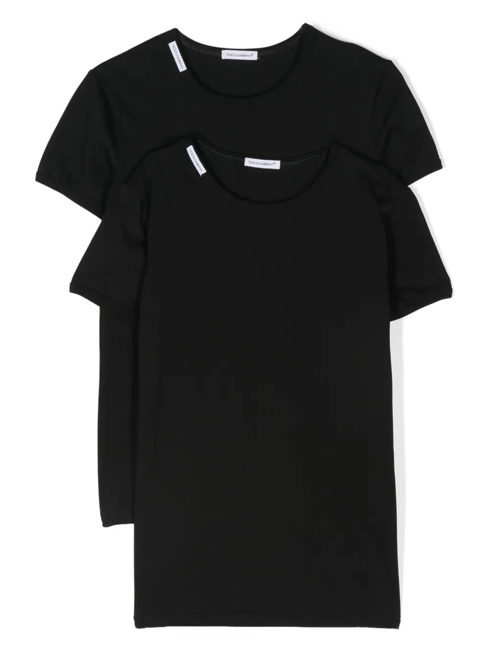 Комплект из двух футболок с логотипом Dolce & Gabbana Kids, черный
Комплект из двух футболок с логотипом Dolce & Gabbana Kids, черный