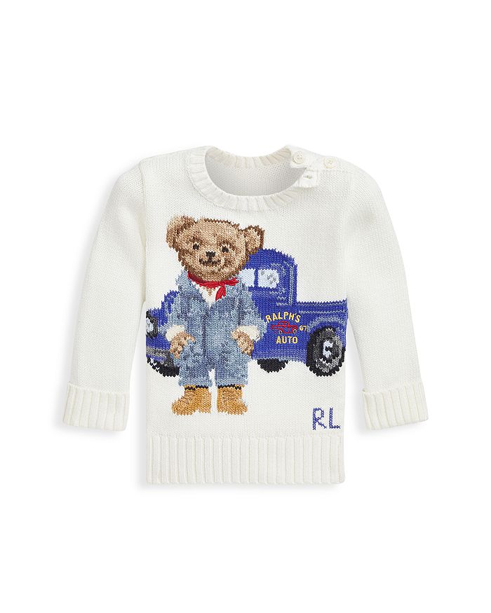 Свитер Polo Bear для мальчиков из хлопка - для малышей Ralph Lauren, слоновая кость/кремовый
Свитер Polo Bear для мальчиков из хлопка - для малышей Ralph Lauren, слоновая кость/кремовый