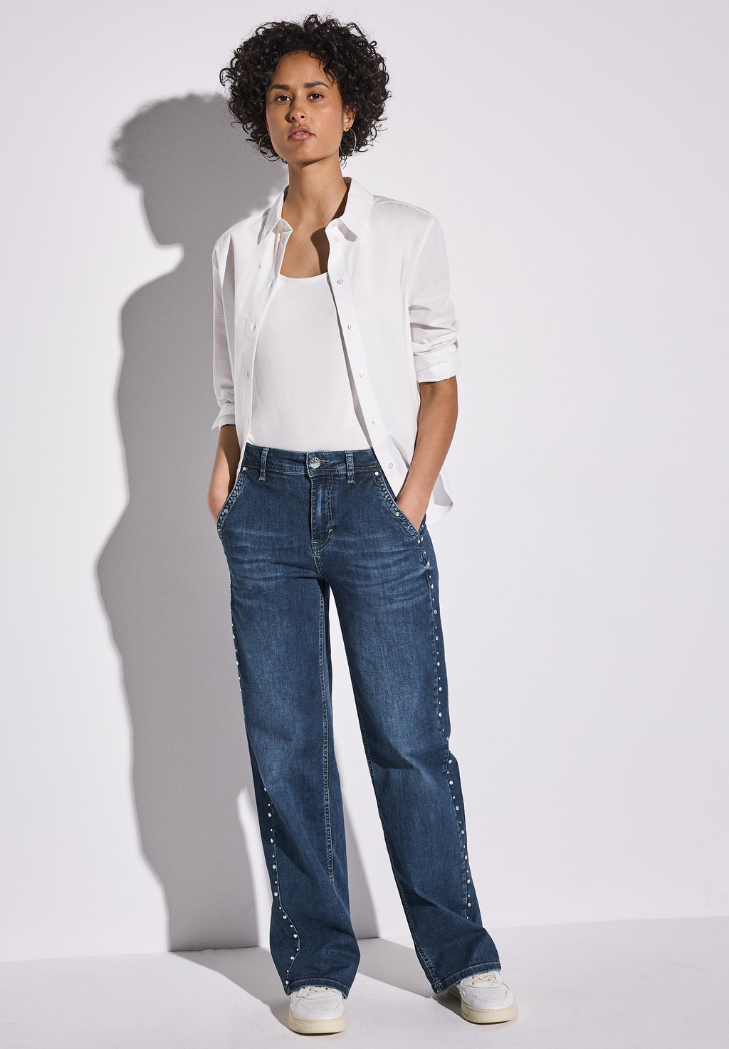 Джинсы прямого кроя WIDE Street One, синий 
Джинсы прямого кроя WIDE Street One, синий