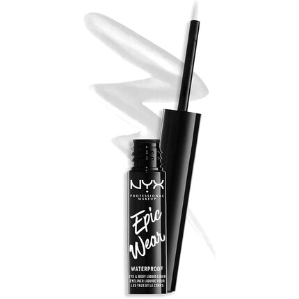 Полуперманентная жидкая подводка Epic Wear, белая, Nyx Professional Makeup
Полуперманентная жидкая подводка Epic Wear, белая, Nyx Professional Makeup