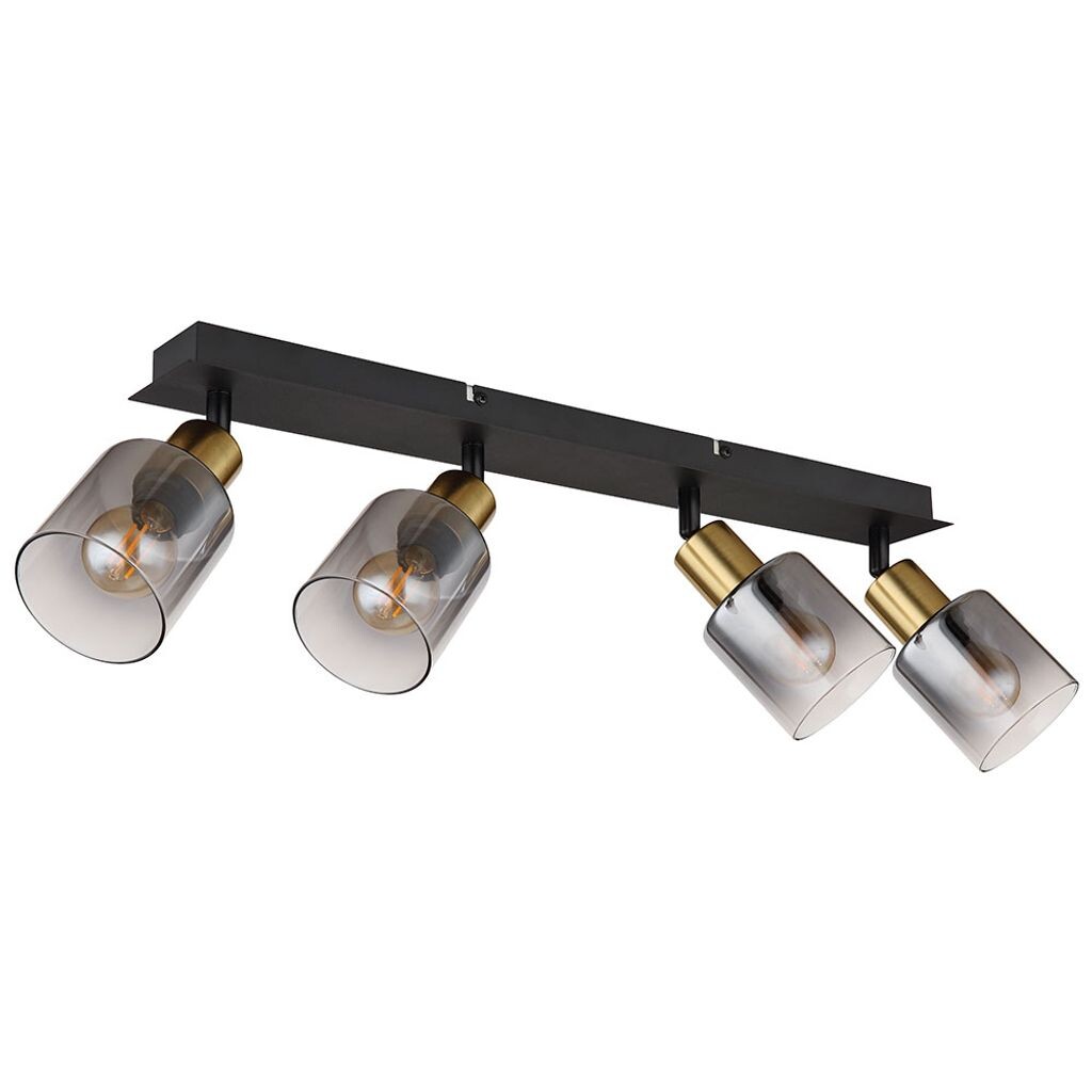 Потолочный светильник, металл, черное золото, дымчатое стекло, L 55 см Globo Lighting
Потолочный светильник, металл, черное золото, дымчатое стекло, L 55 см Globo Lighting