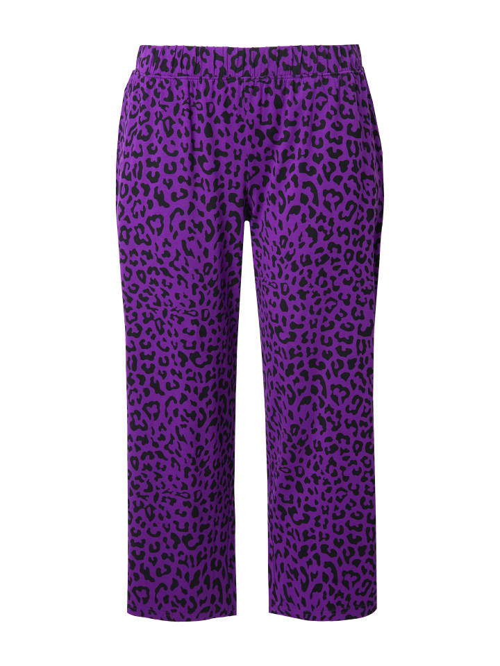 Тканевые брюки Ulla Popken, фиолетовый
Тканевые брюки Ulla Popken, фиолетовый