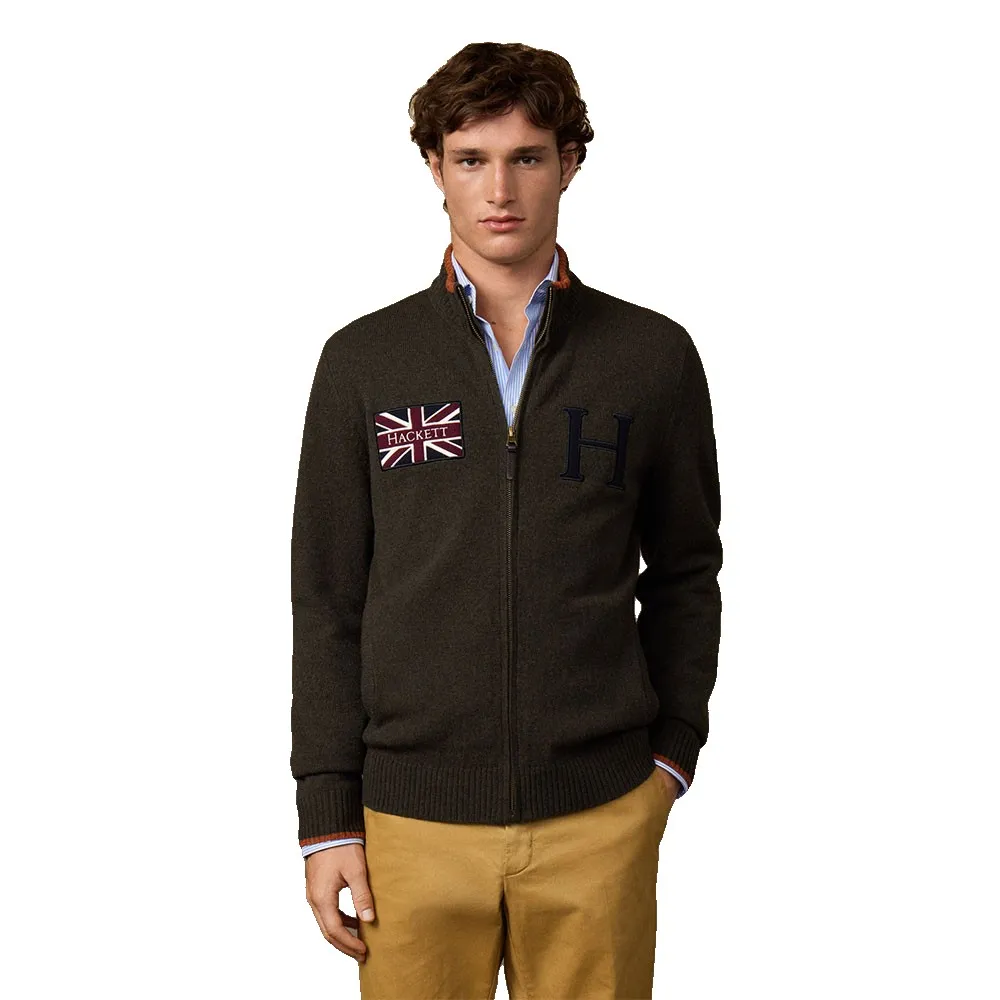 Свитер Hackett Heritage Rally full zip, зеленый
Свитер Hackett Heritage Rally full zip, зеленый