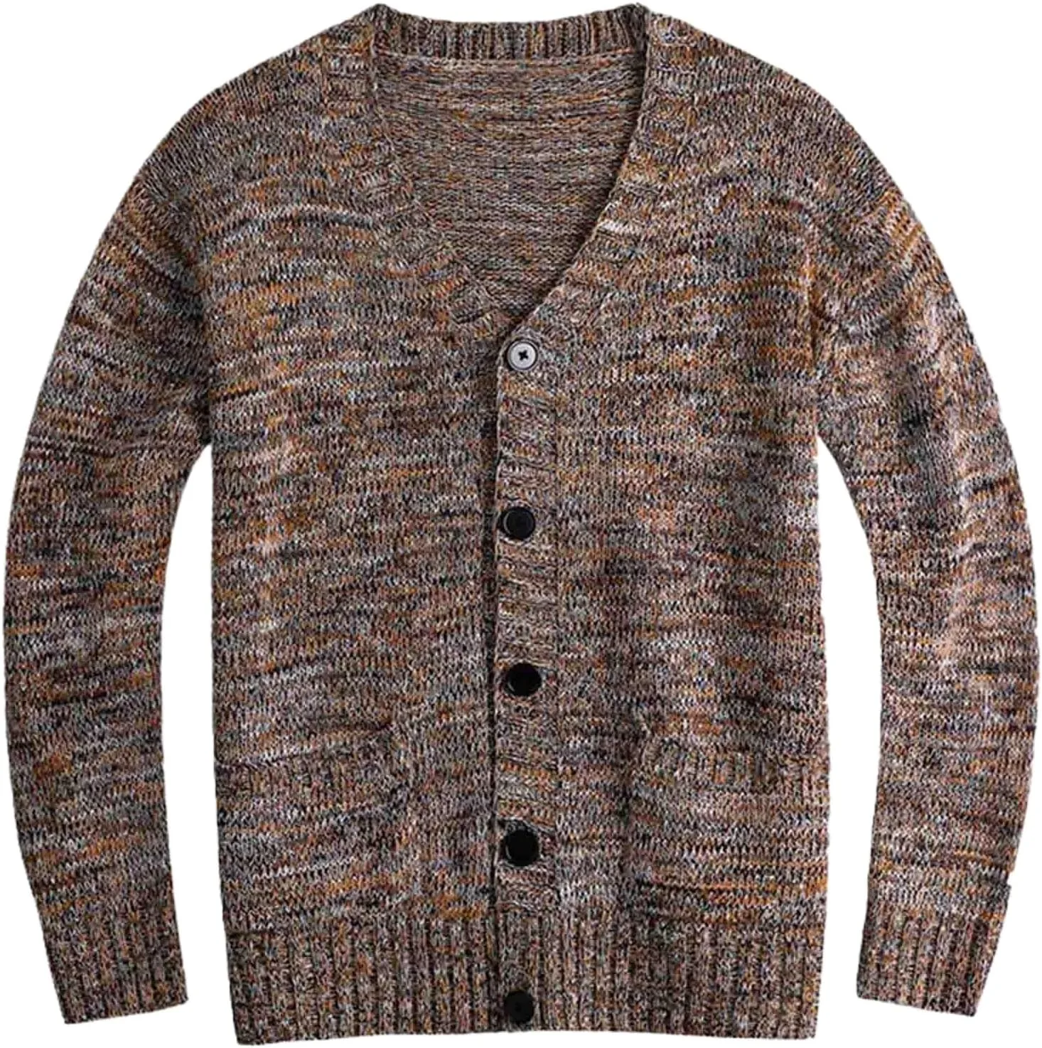 Винтажный кардиган с V-вырезом и пуговицами, oversize
Винтажный кардиган с V-вырезом и пуговицами, oversize