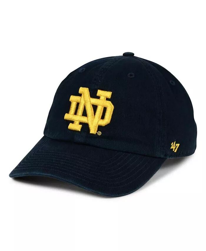 Мужская темно-синяя шляпа Notre Dame Fighting Irish Clean Up с регулируемой головной убор '47 Brand
Мужская темно-синяя шляпа Notre Dame Fighting Irish Clean Up с регулируемой головной убор '47 Brand