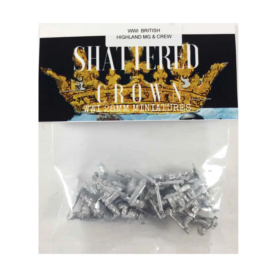 Британский Хайленд MG и экипаж, WWI Shattered Crown Miniatures - British (28mm)
Британский Хайленд MG и экипаж, WWI Shattered Crown Miniatures - British (28mm)