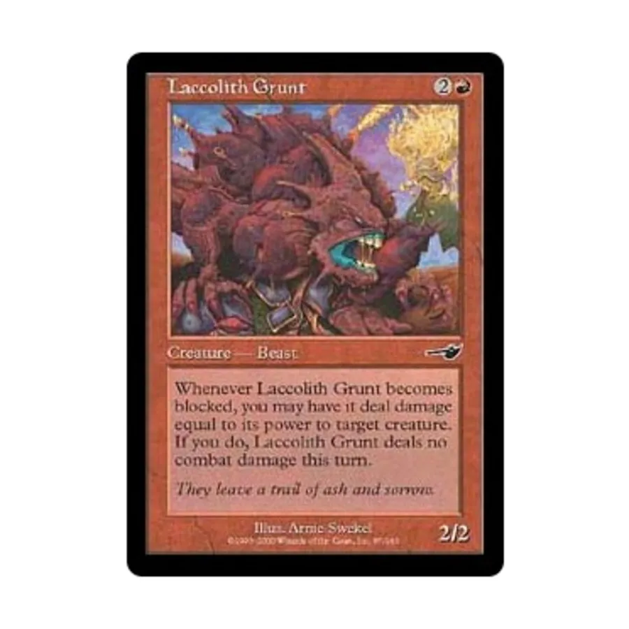 CCG Лакколит Грант (клавиша C), MTG - Nemesis
CCG Лакколит Грант (клавиша C), MTG - Nemesis