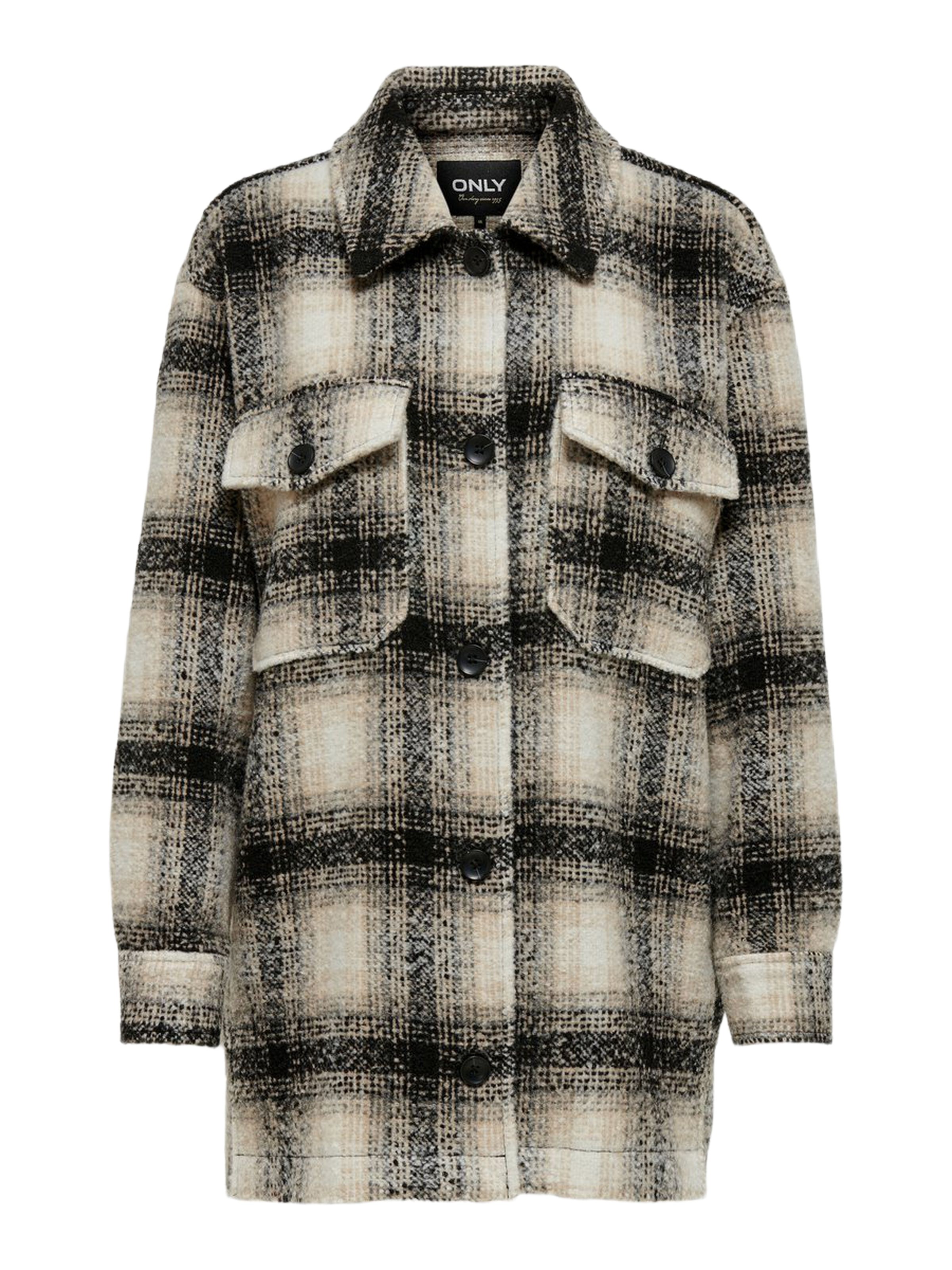 Пальто ONLY в клетку, белый
Пальто ONLY в клетку, белый