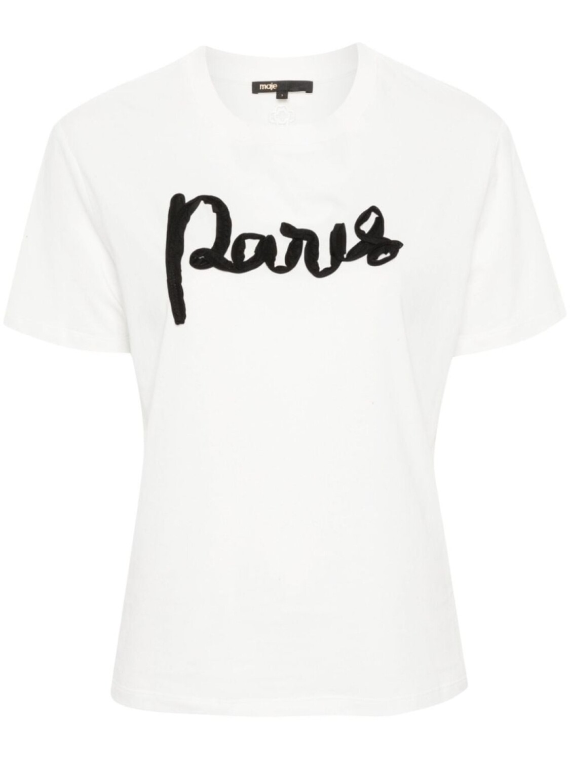 Maje футболка с аппликацией, белый
Maje футболка с аппликацией, белый