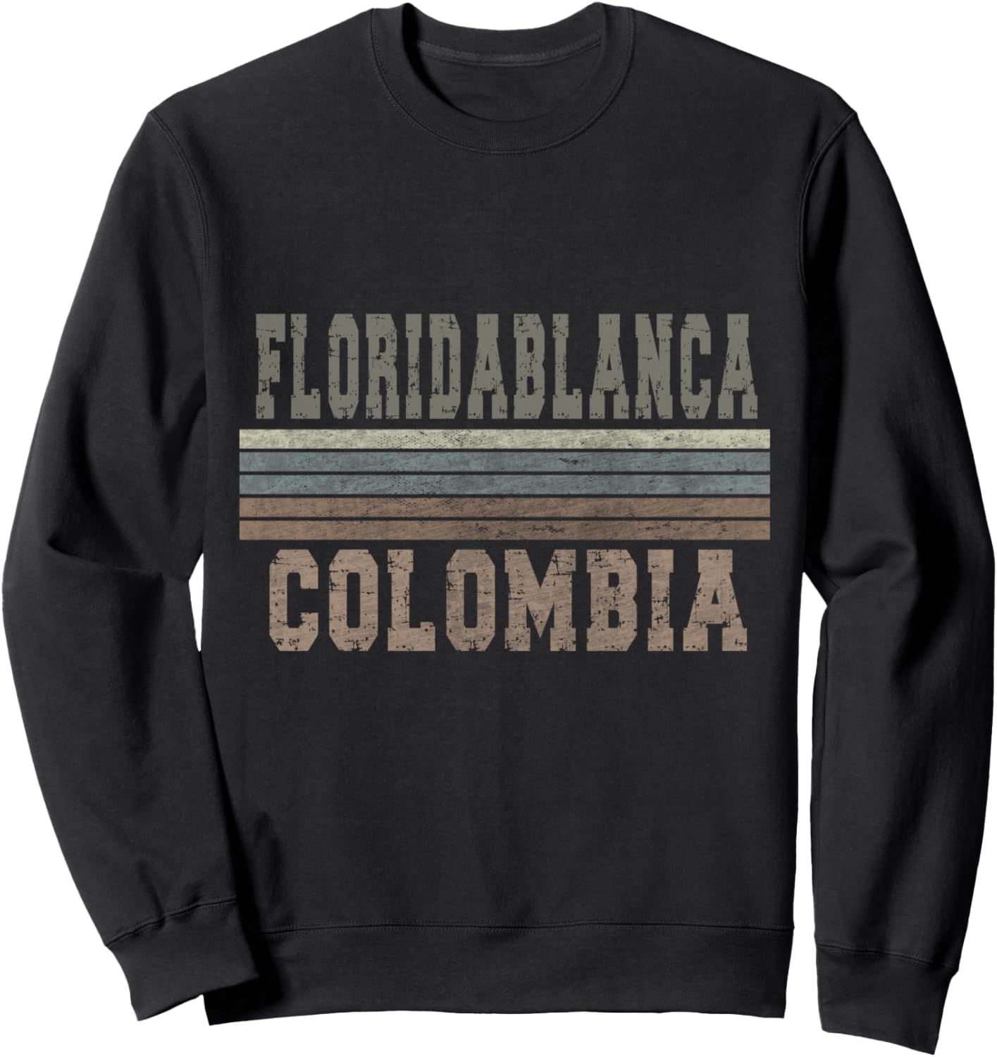 Ретро-толстовка Floridablanca Colombian Colombian Born And Colombia Apparel, черный
Ретро-толстовка Floridablanca Colombian Colombian Born And Colombia Apparel, черный