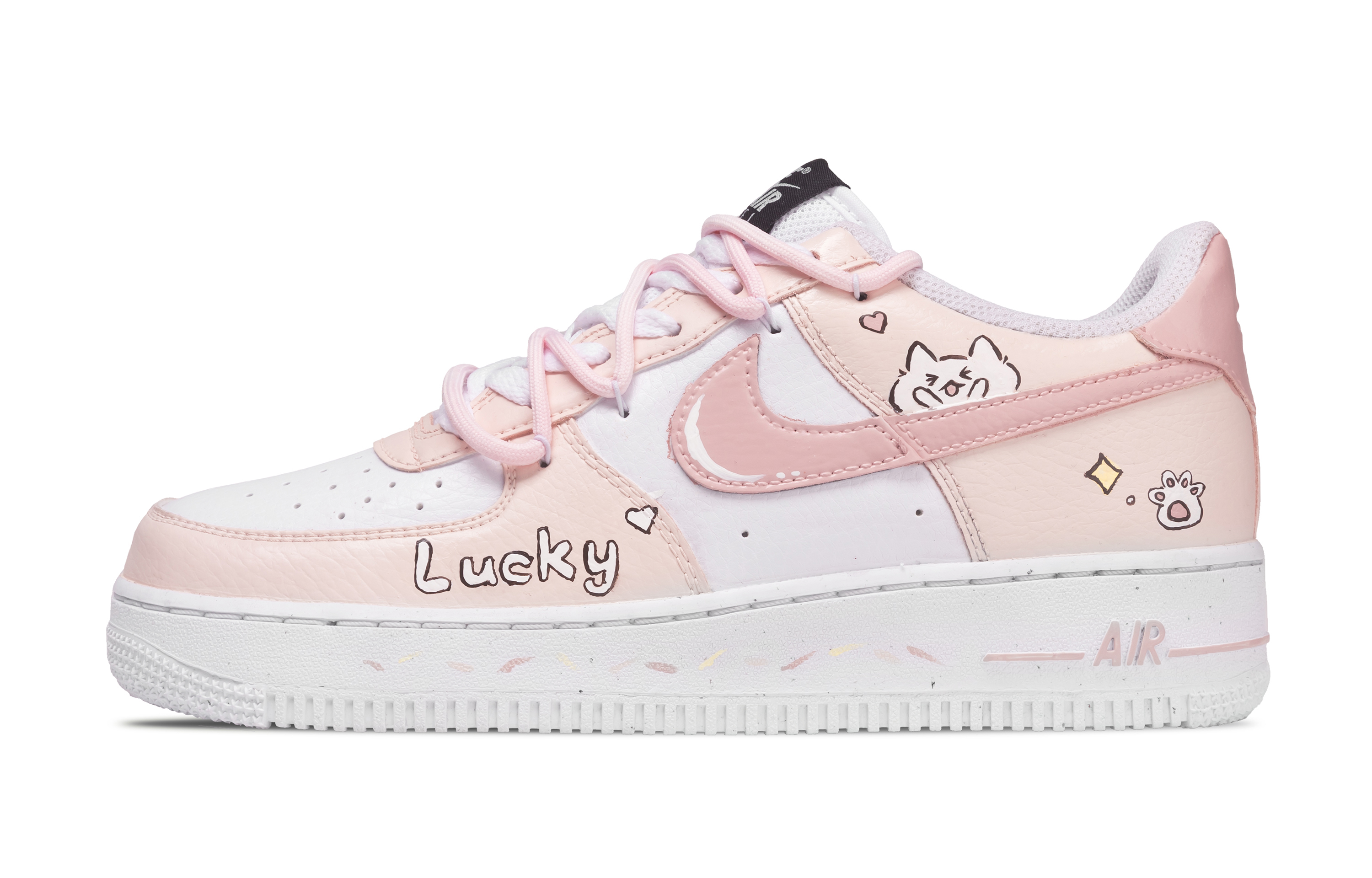 Nike Air Force 1 Lucky Cute Pet Design из синтетической кожи с амортизацией, увеличивающие рост, устойчивые к истиранию и скольжению
Nike Air Force 1 Lucky Cute Pet Design из синтетической кожи с амортизацией, увеличивающие рост, устойчивые к истиранию и скольжению