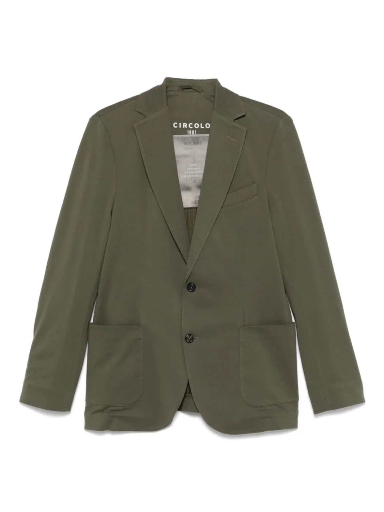 Пиджак из ткани пике Circolo 1901, зеленый
Пиджак из ткани пике Circolo 1901, зеленый
