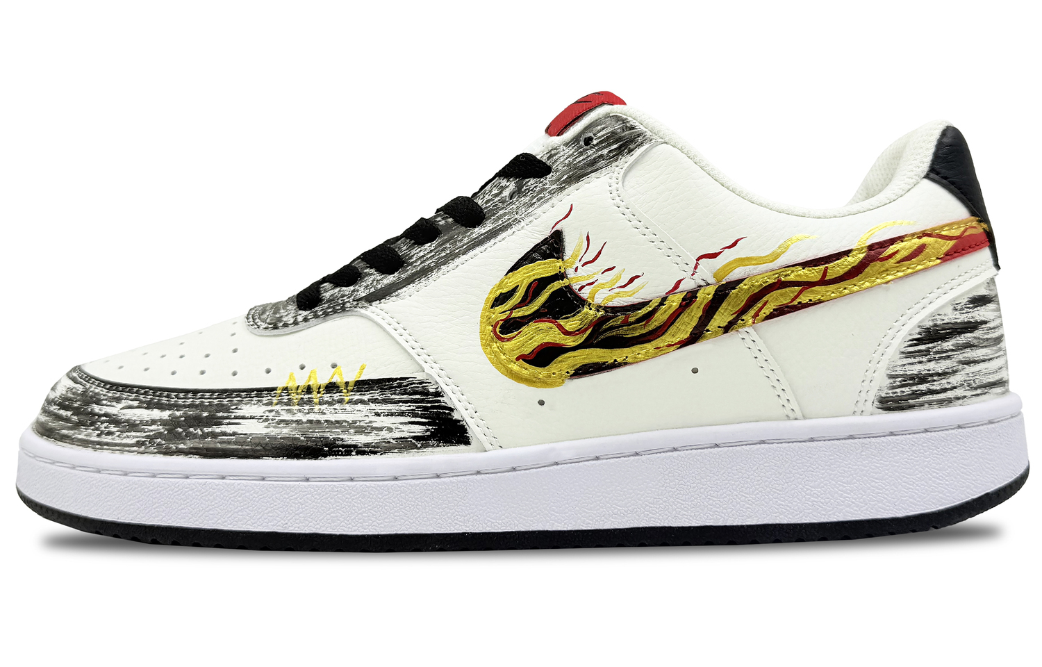 Nike Легкие лоу-топы для скейтбординга мужские черно-золотые белые, цвет White
Nike Легкие лоу-топы для скейтбординга мужские черно-золотые белые, цвет White