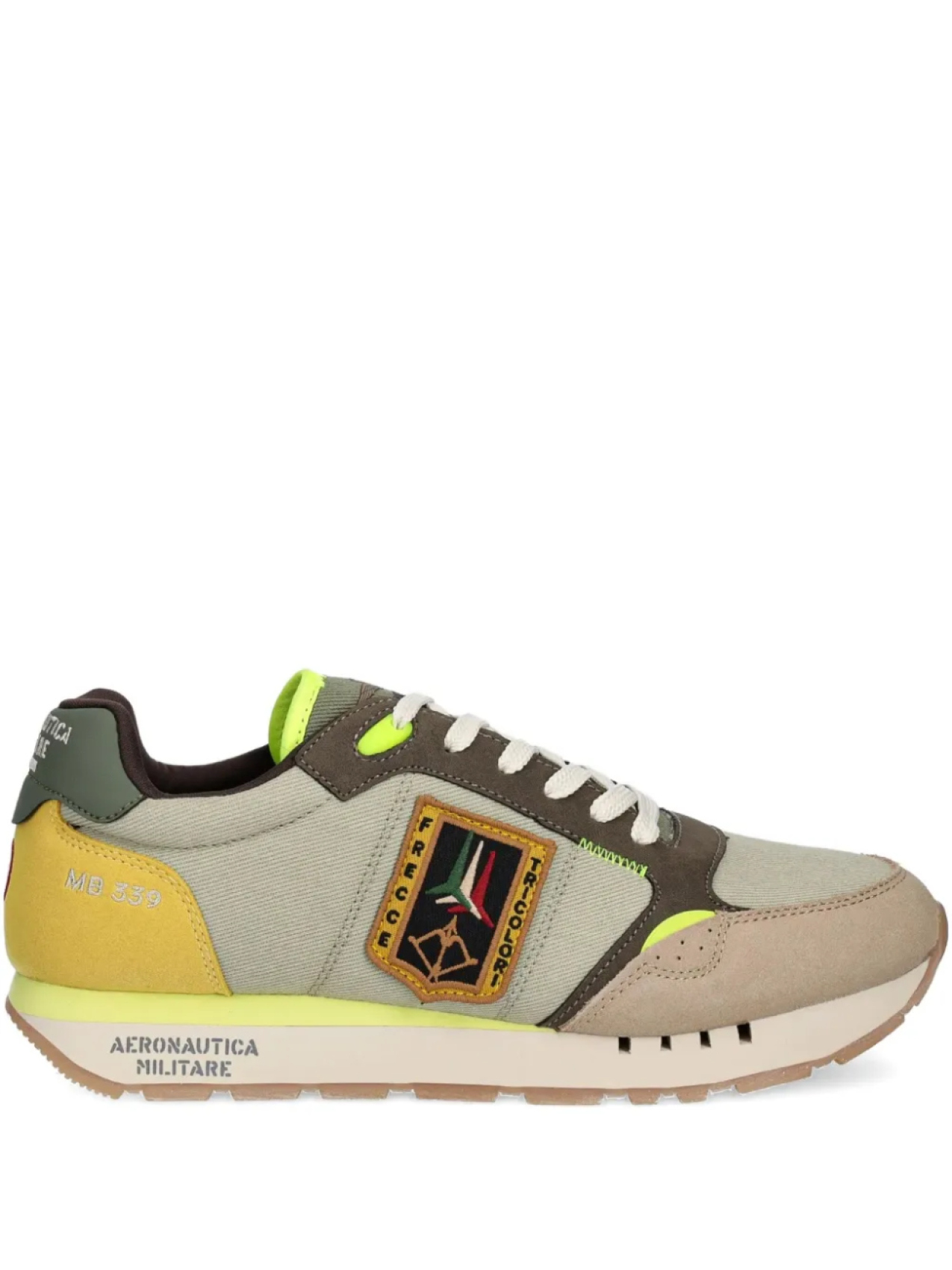 Ретро-кеды с вышитым логотипом Aeronautica Militare, зеленый
Ретро-кеды с вышитым логотипом Aeronautica Militare, зеленый