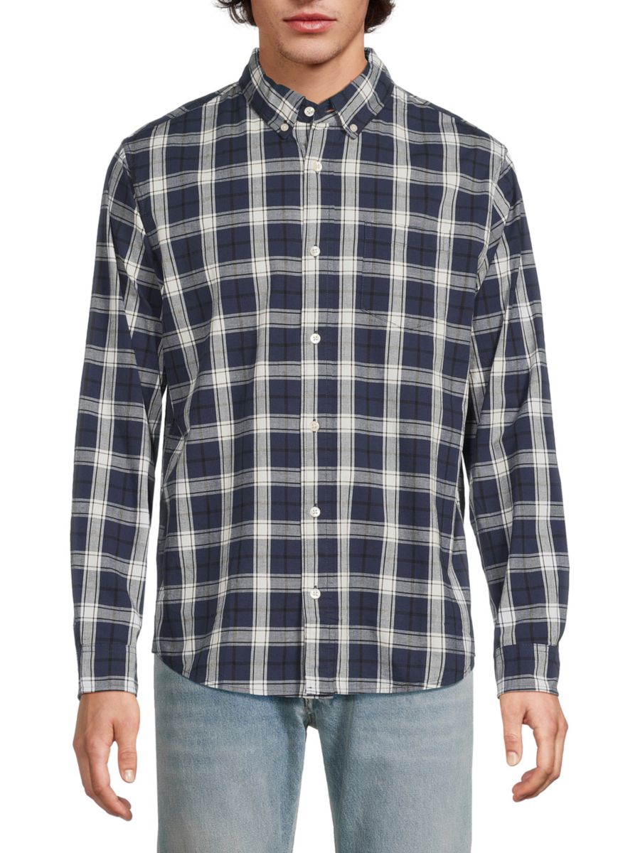 Рубашка из эластичного хлопка в клетку Slate & Stone, цвет Navy White
Рубашка из эластичного хлопка в клетку Slate & Stone, цвет Navy White