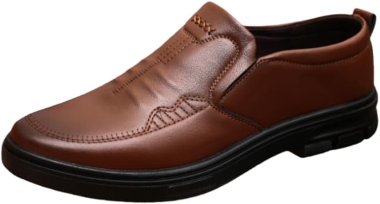 Мужские модные лоферы - плоские туфли с круглым носком для делового стиля - резиновая подошва - удобные и мягкие - подходят для любого сезона и делового гардероба Hoalox, коричневый
Мужские модные лоферы - плоские туфли с круглым носком для делового стиля - резиновая подошва - удобные и мягкие - подходят для любого сезона и делового гардероба Hoalox, коричневый