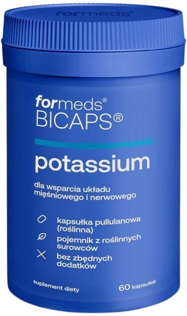 ForMeds, Bicaps Potassium Muscles Nervous System, Биологически активная добавка, 60 капсул Inna Marka
ForMeds, Bicaps Potassium Muscles Nervous System, Биологически активная добавка, 60 капсул Inna Marka