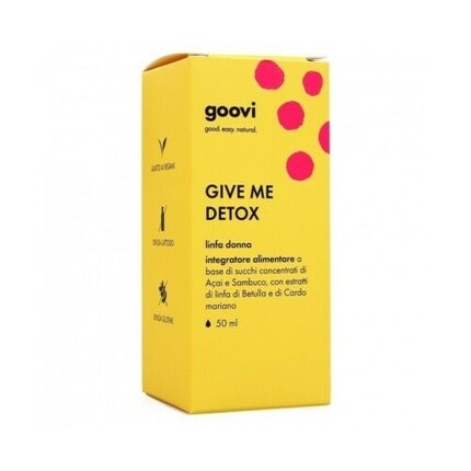 GOOVI Give Me Detox - Добавка для детоксикации и очищения тела 50мл
GOOVI Give Me Detox - Добавка для детоксикации и очищения тела 50мл