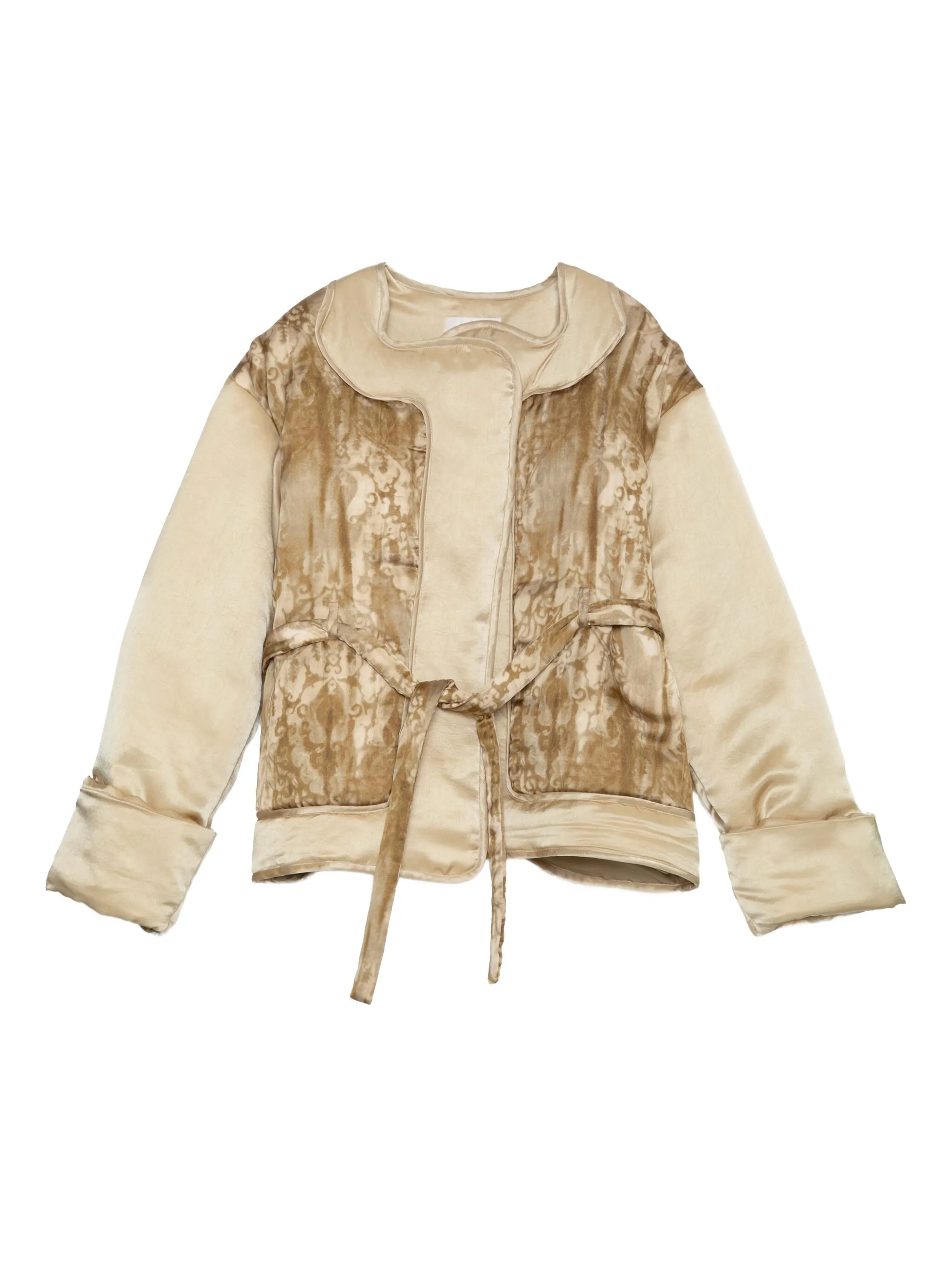 Куртка с поясом Muller Of Yoshiokubo, бежевый
Куртка с поясом Muller Of Yoshiokubo, бежевый