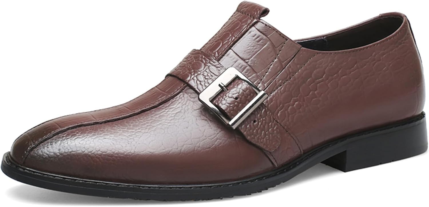 Мужские туфли с отделкой из натуральной кожи без шнурков с металлической пряжкой, заостренным носком, низким каблуком и мягкой подошвой, оксфорды для официальных мероприятий, деловых встреч, свадеб и работы в офисе Tixewsjh, коричневый
Мужские туфли с отделкой из натуральной кожи без шнурков с металлической пряжкой, заостренным носком, низким каблуком и мягкой подошвой, оксфорды для официальных мероприятий, деловых встреч, свадеб и работы в офисе Tixewsjh, коричневый