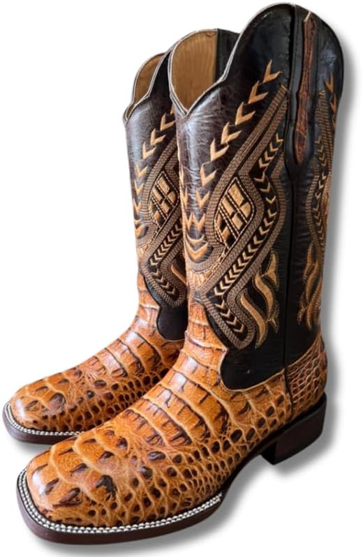 Мужские ковбойские сапоги GadwallAR с экзотическим узором, кожаные, серии Alex с рисунком под змею, каймана и страуса, с квадратным носком, слипон, коричневый
Мужские ковбойские сапоги GadwallAR с экзотическим узором, кожаные, серии Alex с рисунком под змею, каймана и страуса, с квадратным носком, слипон, коричневый