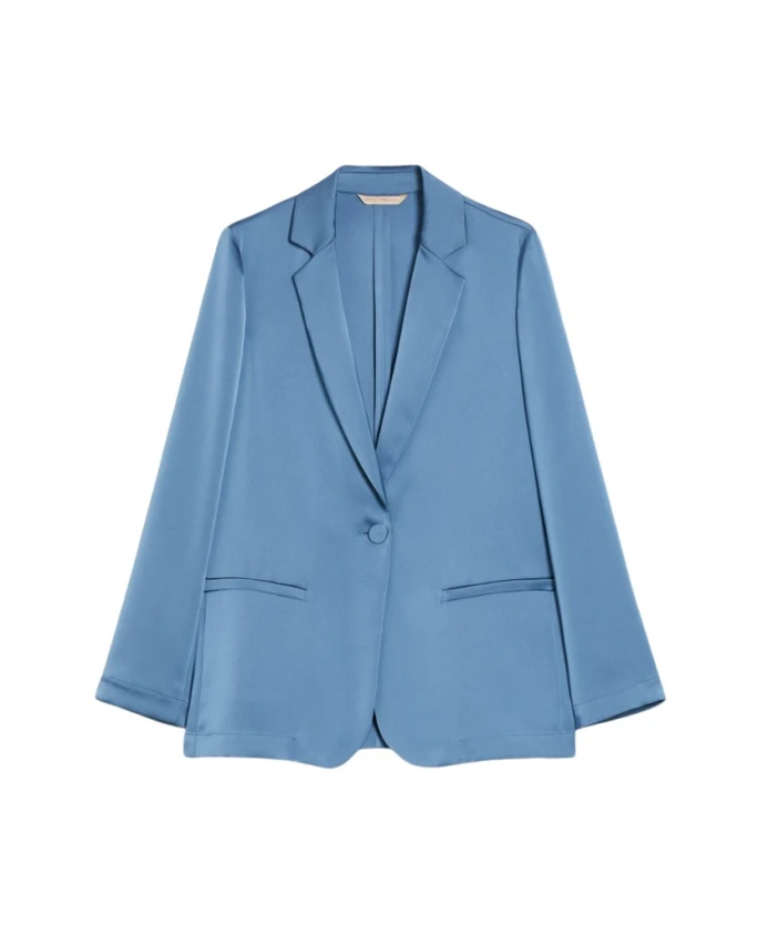 Атласный жакет без подкладки Pennyblack, синий
Атласный жакет без подкладки Pennyblack, синий