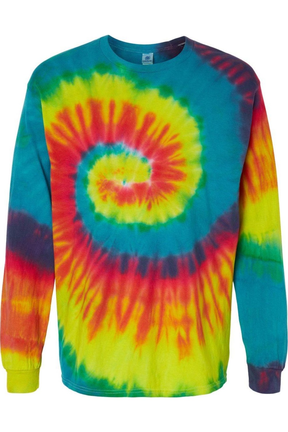 Футболка с длинным рукавом в цветном узоре Colortone, цвет reactive rainbow 
Футболка с длинным рукавом в цветном узоре Colortone, цвет reactive rainbow