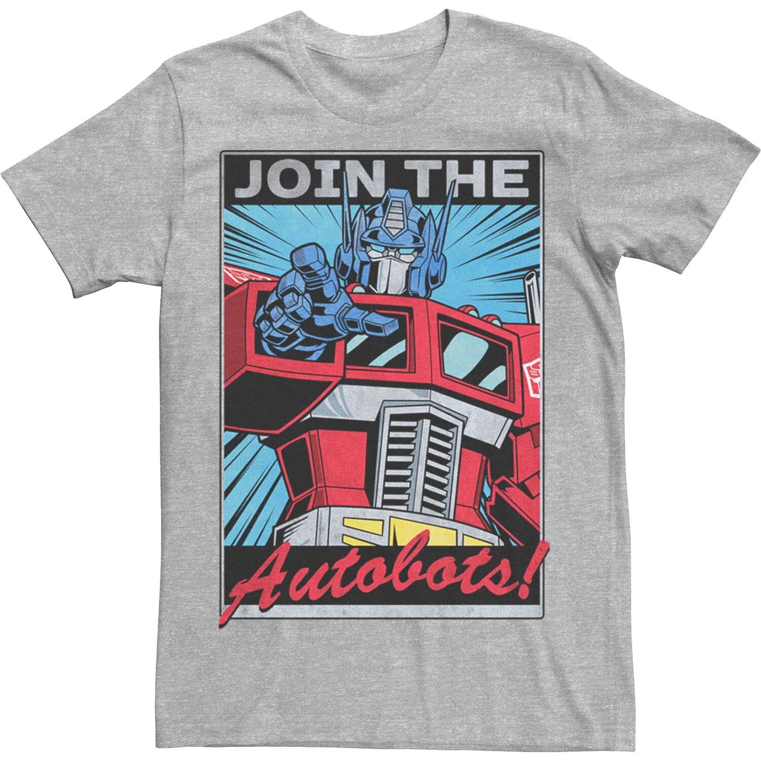 Мужская футболка Transformers Optimus Prime Join The Autobots Poster Licensed Character
Мужская футболка Transformers Optimus Prime Join The Autobots Poster Licensed Character