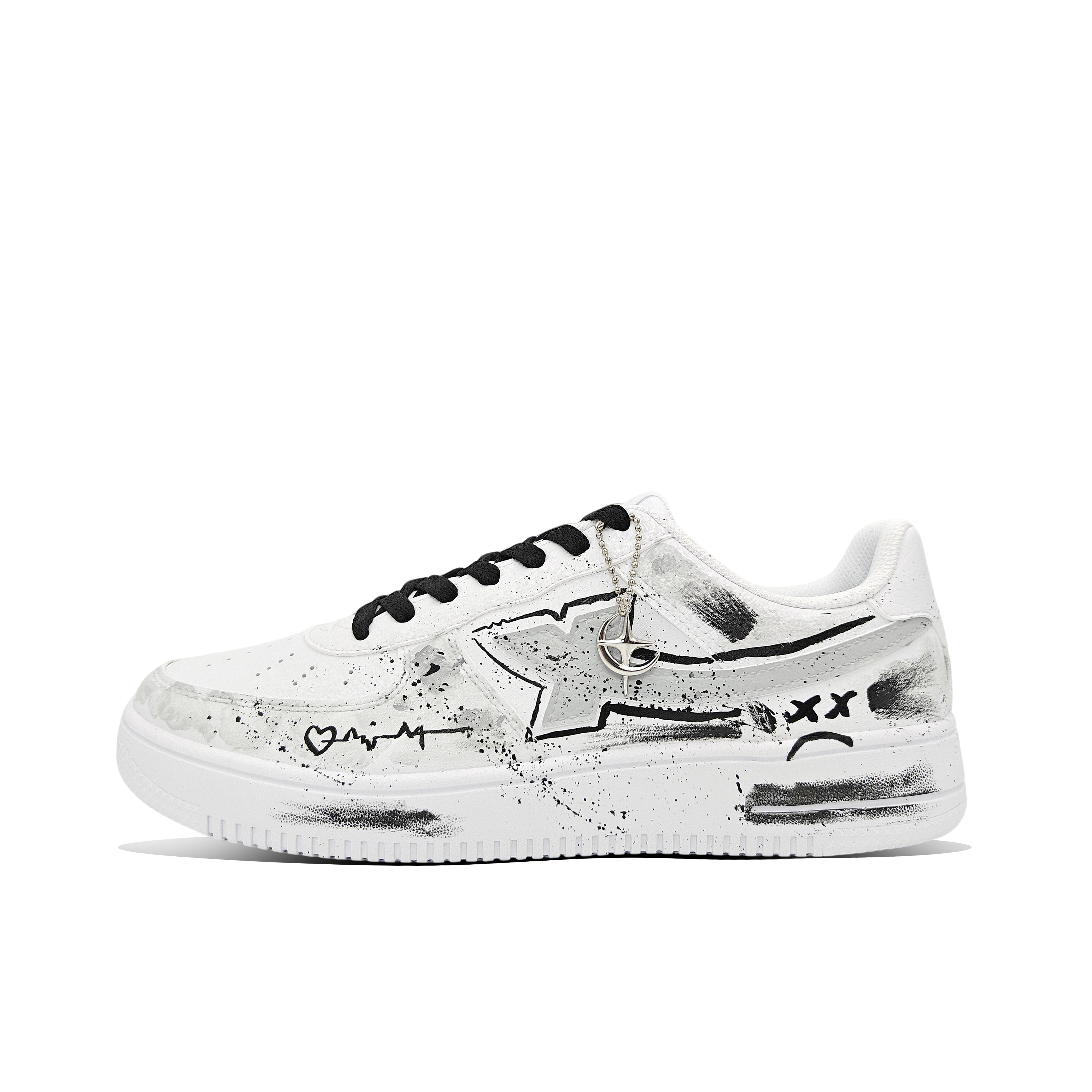 XTEP Кроссовки Air Force One с амортизацией, износостойкие, низкие, для скейтбординга, мужские, серо-белые
XTEP Кроссовки Air Force One с амортизацией, износостойкие, низкие, для скейтбординга, мужские, серо-белые